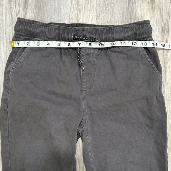 Joes Jeans Kids’ Gray Joggers Pull On Drawstring Waist Tapered Leg Cotton Size L - Picture 3 of 7